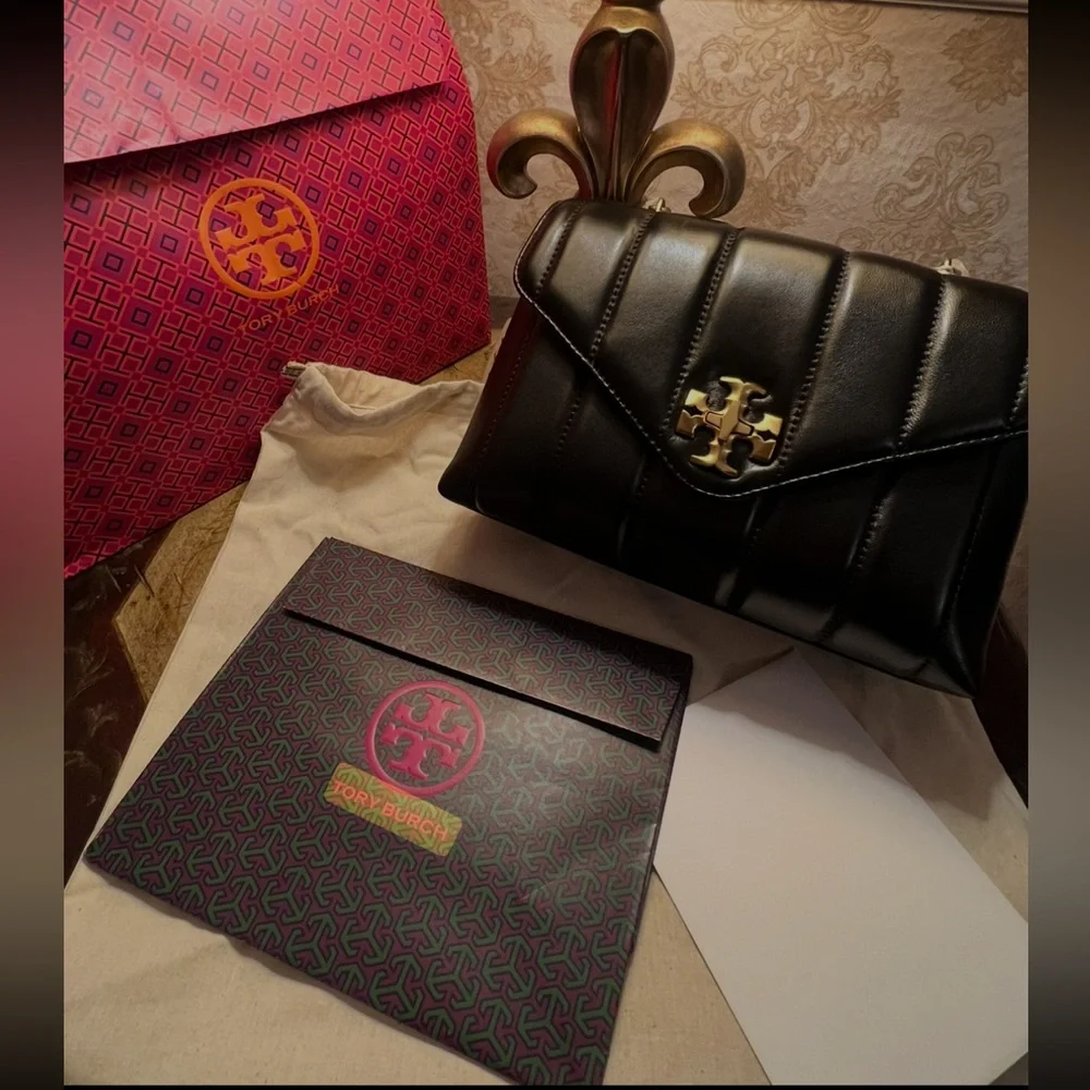 TORY BURCH SMALL KIRA SATCHEL TOP HANDLE BAG - Picture 6 of 14